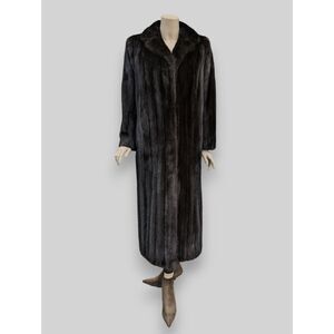 Dark Mink Coat -Medium